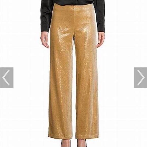J. McLaughlin Sequin Carter Sequin Wide Leg Pants - Picture 2 of 8